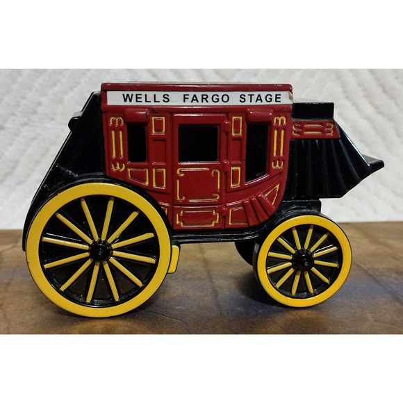 Wells Fargo Other - Wells Fargo Stagecoach Vintage Piggy Bank 1998 Western Country Cowboy